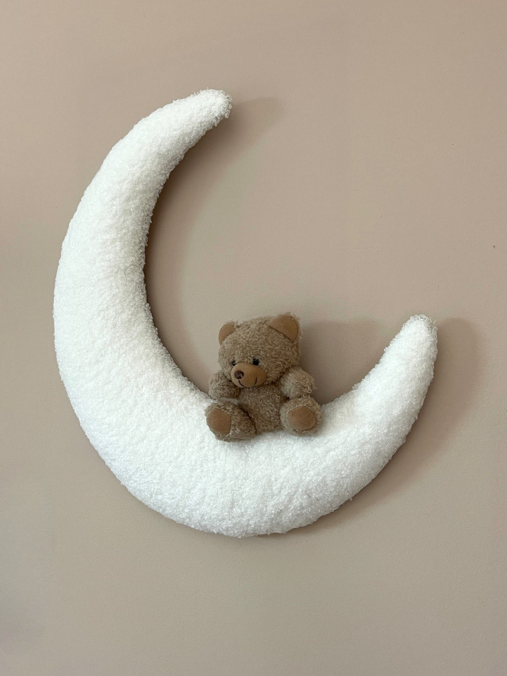 Handmade Moon & Teddy Bouclé wall lamp