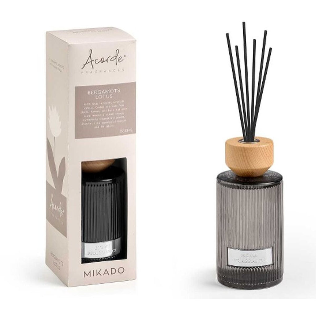 Perfume Sticks Acorde BERGAMOTS LOTUS 500 ml (6 Units)