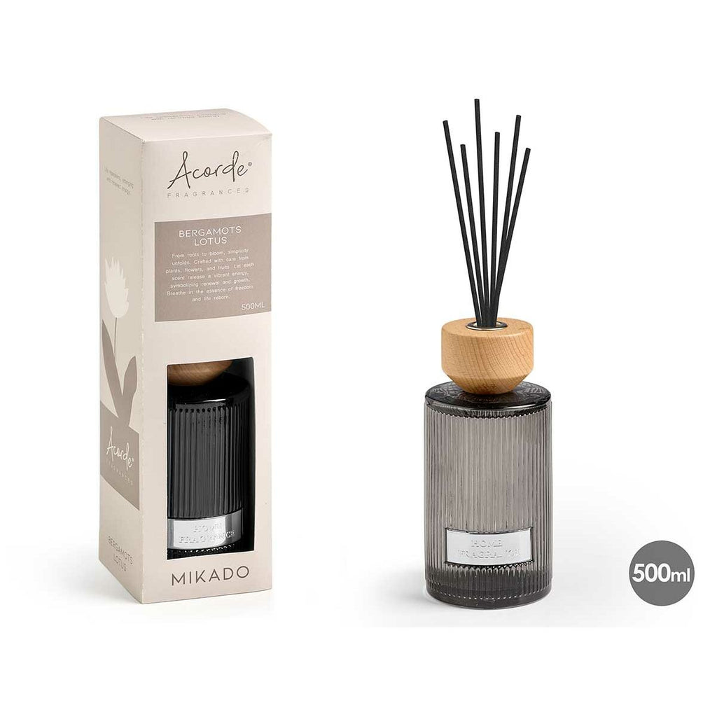 Perfume Sticks Acorde BERGAMOTS LOTUS 500 ml (6 Units)