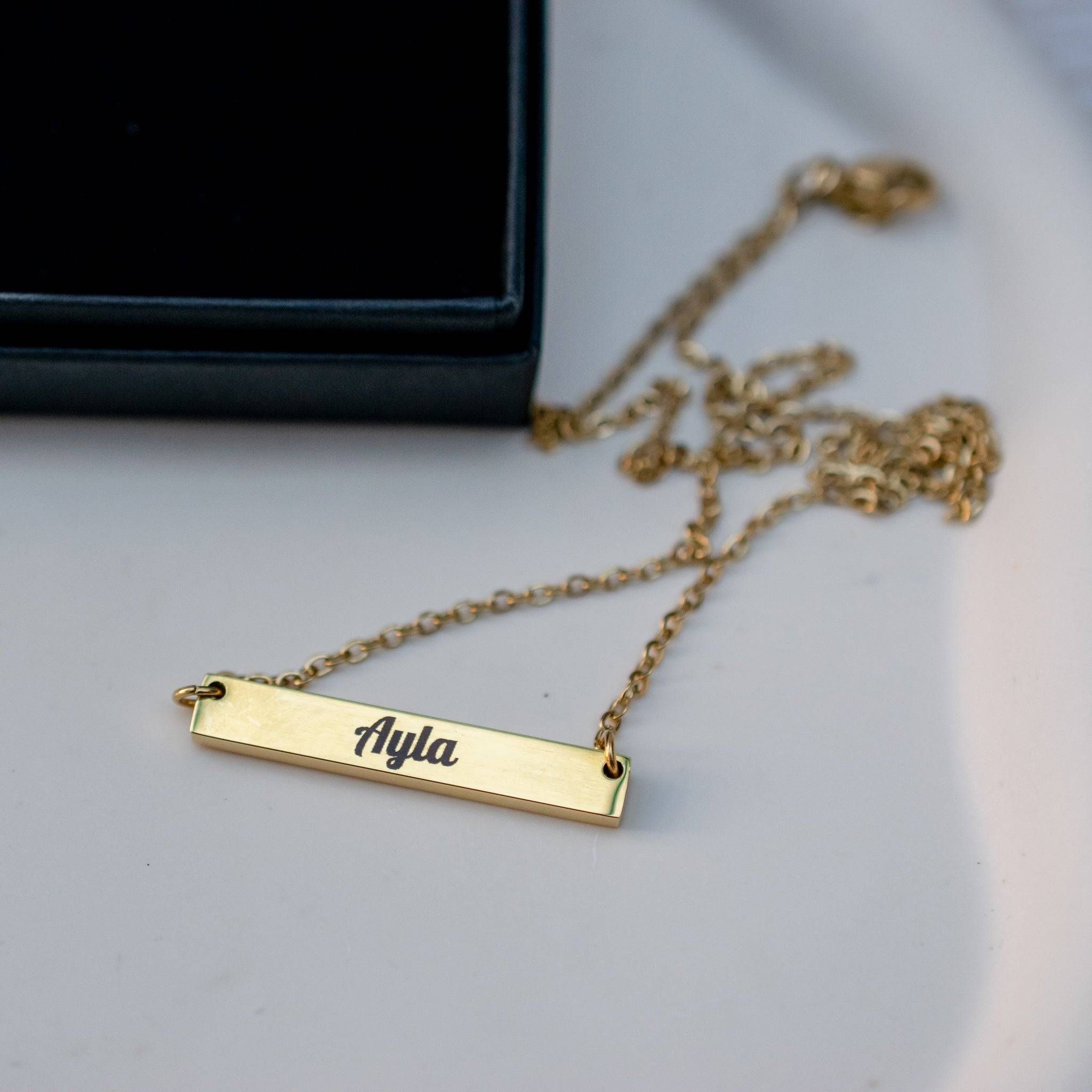 Gepersonaliseerde geboortesteen ketting