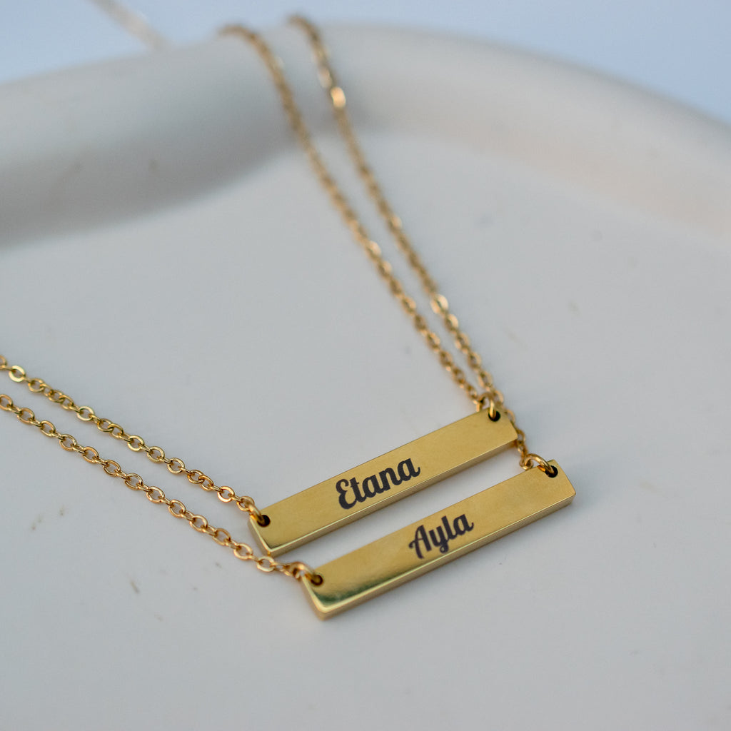Gepersonaliseerde geboortesteen ketting