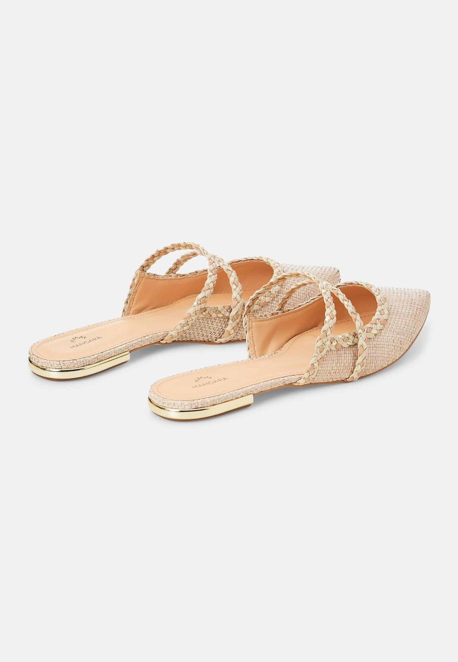 Mangará Amburana Women's Mules Beige - Sustainable