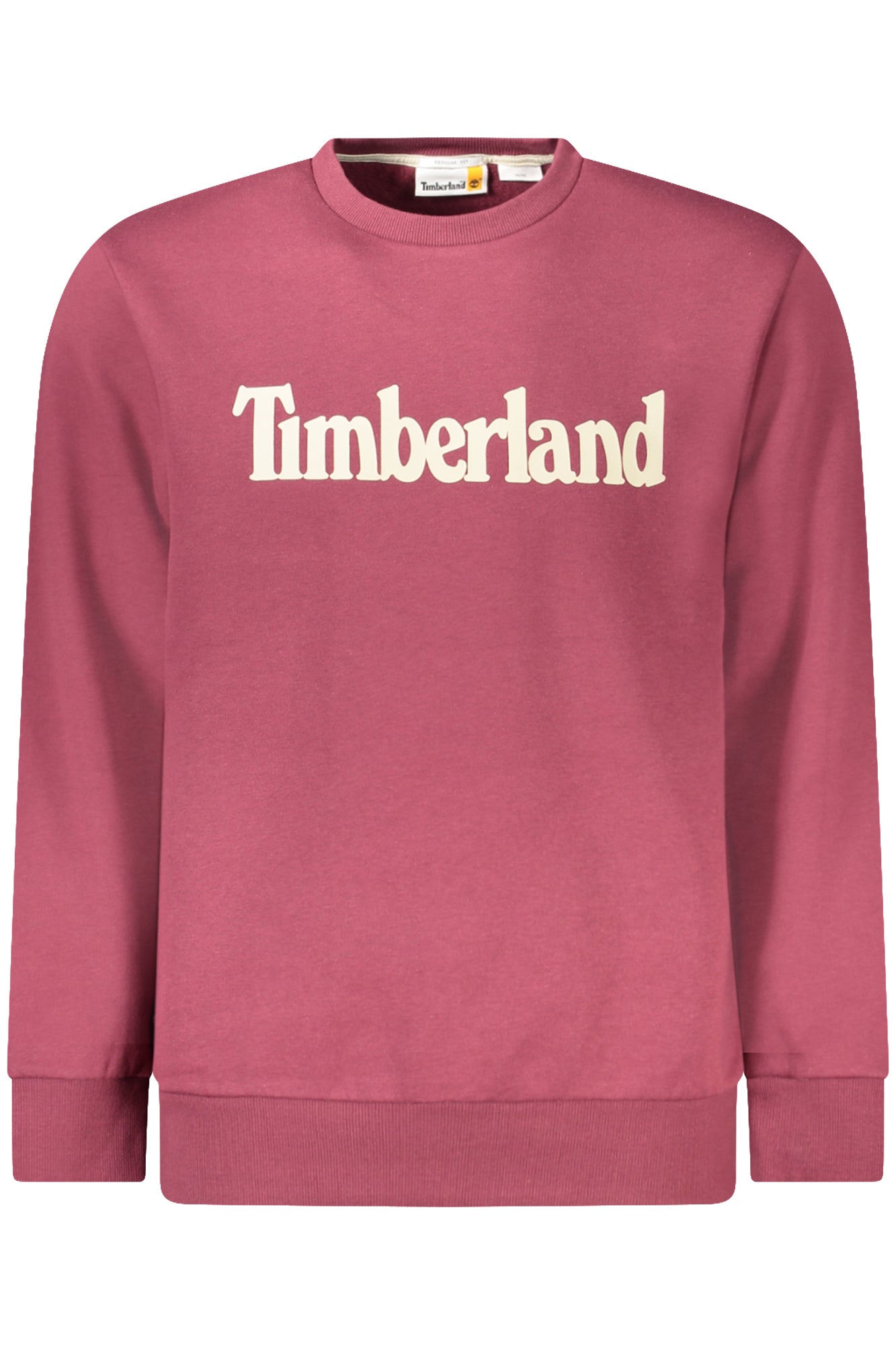 TIMBERLAND MEN'S RED ZIP-UP SWEATSHIRT